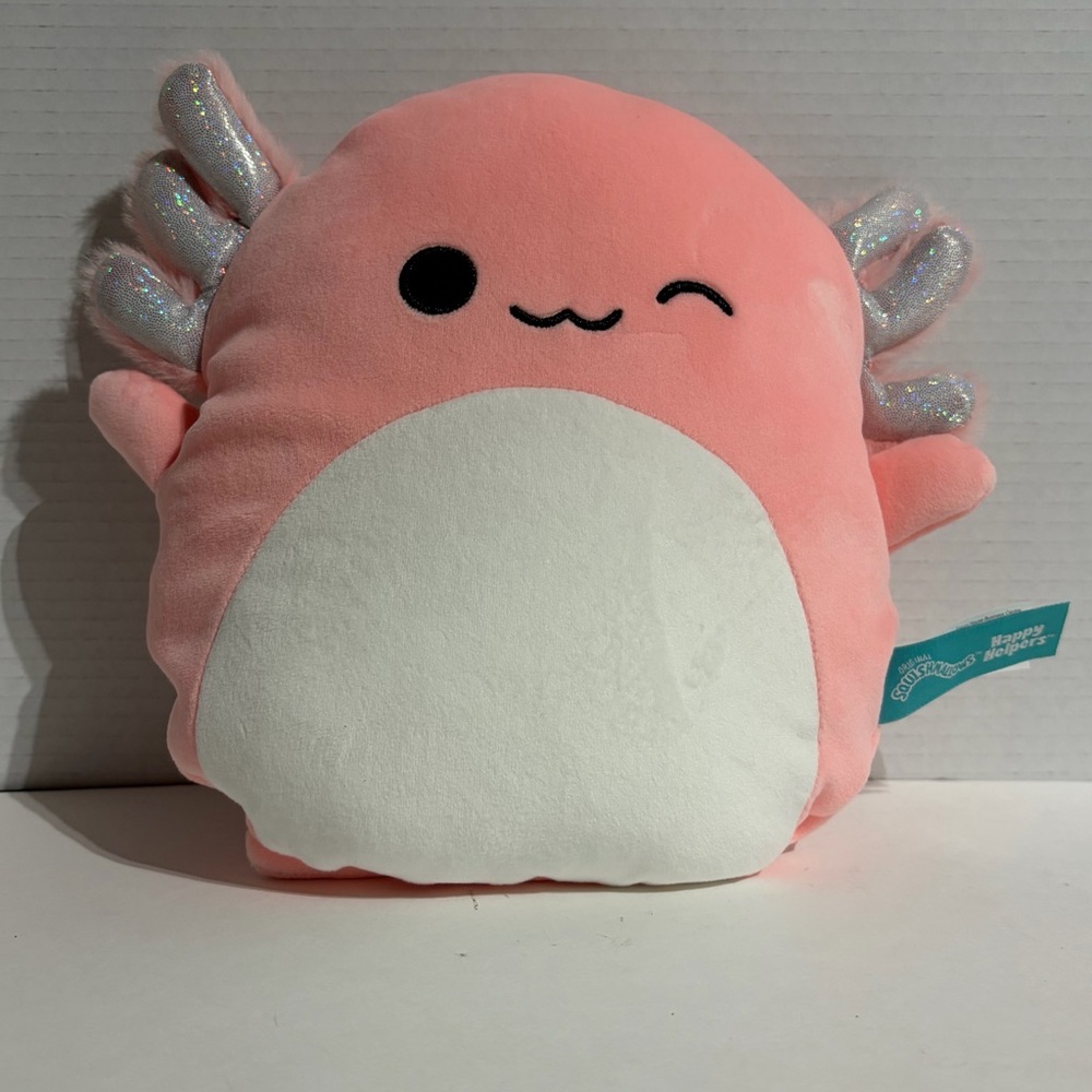 Squishmallows Heating Pad ARCHIE AXOLOTL Plush Happy Helper Scented Removable